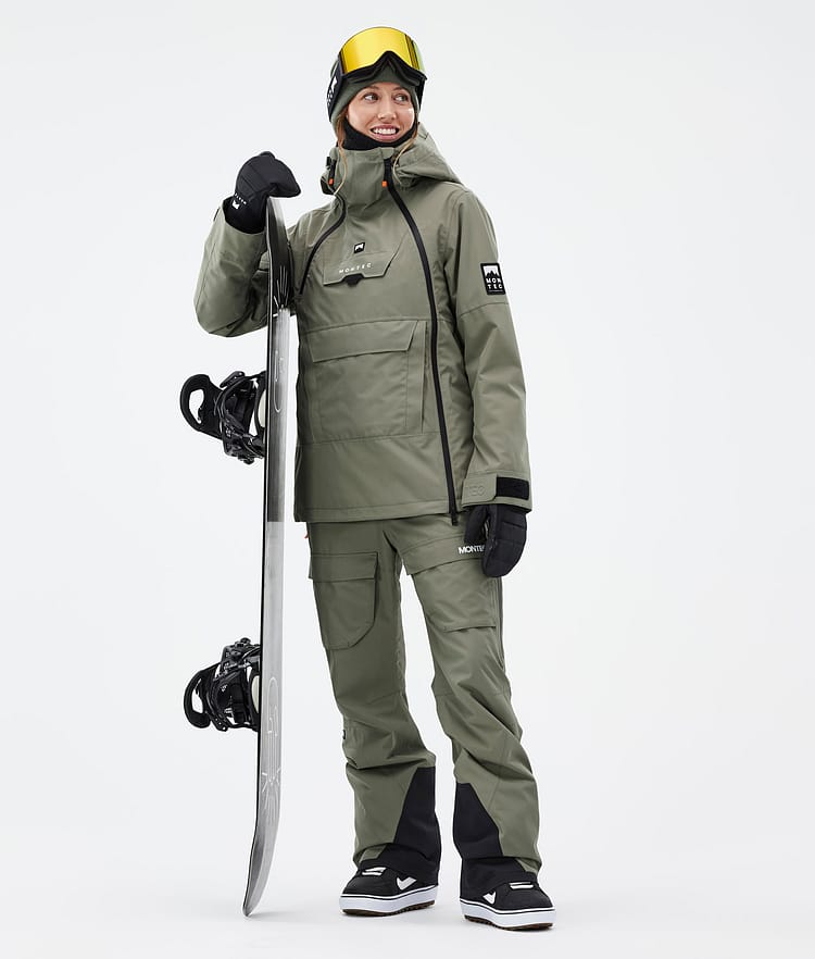 Montec Doom W Snowboard Jacket Women Greenish, Image 3 of 11