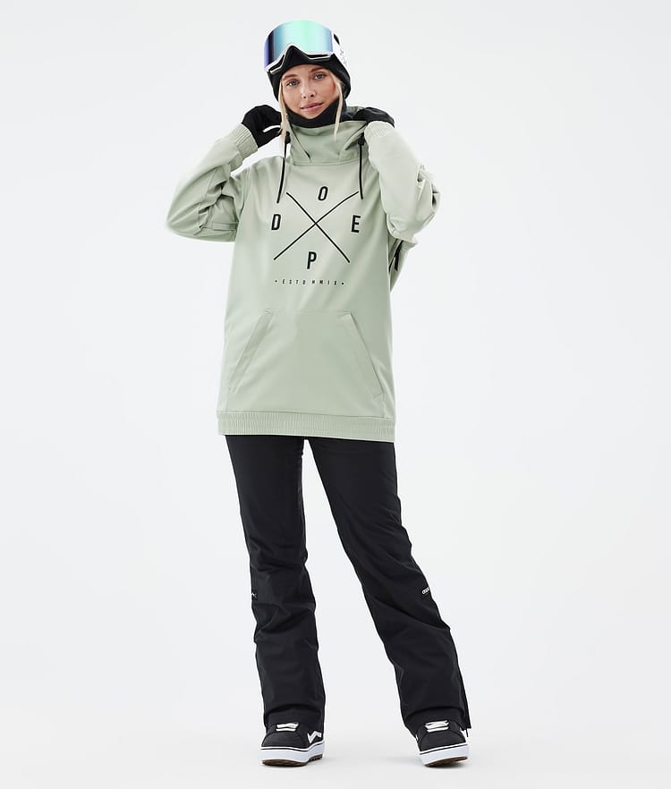 Dope Yeti W Snowboard Jacket Women 2X-Up Soft Green, Image 3 of 7