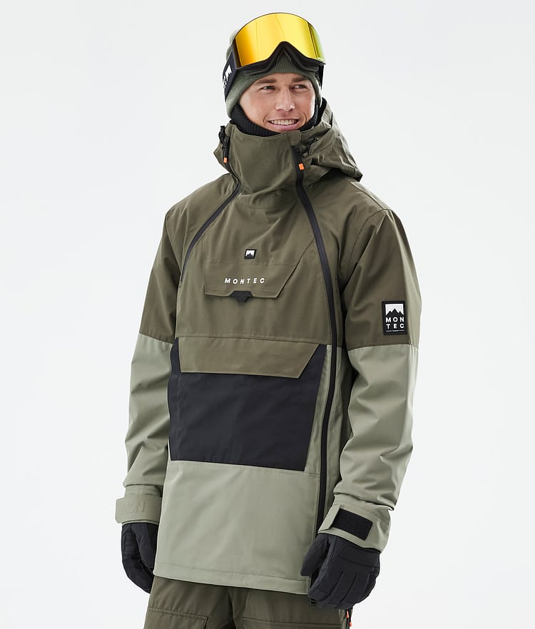 Montec Doom Snowboard Jacket Men Olive Green/Black/Greenish, Image 1 of 11