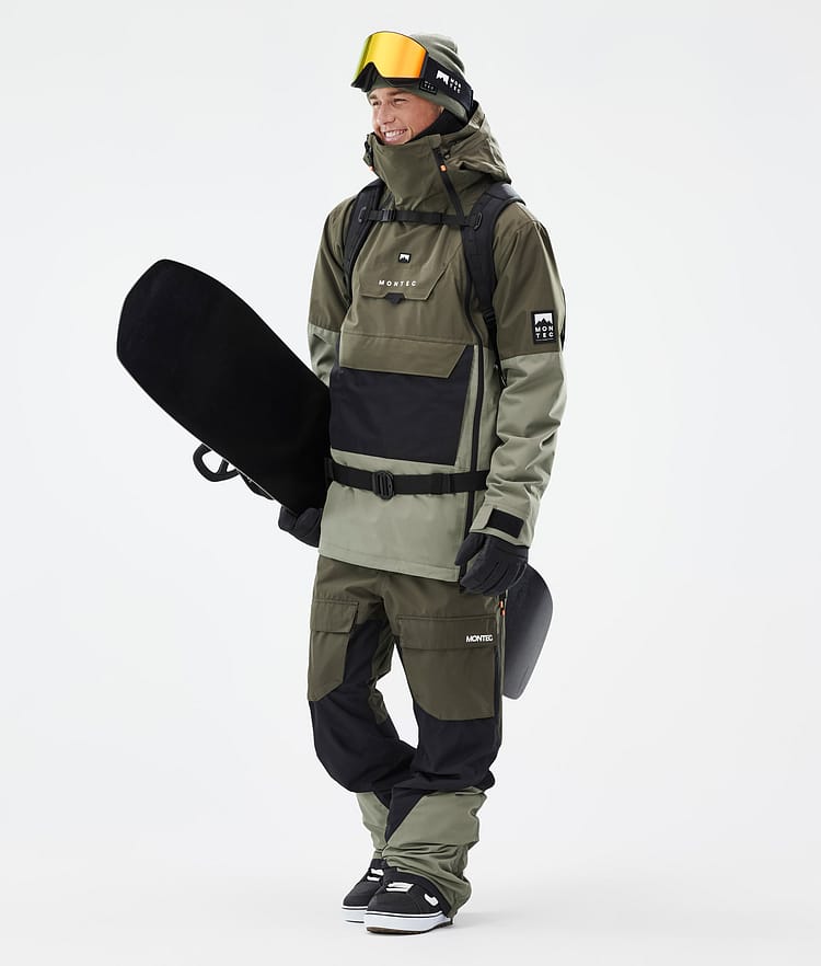 Montec Doom Snowboard Jacket Men Olive Green/Black/Greenish, Image 3 of 11