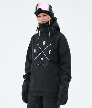 Dope Yeti W Snowboard Jacket 2X-Up Black