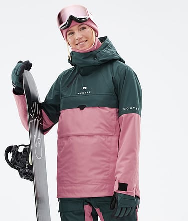Montec Dune W Snowboard Jacket Women Dark Atlantic/Pink Renewed