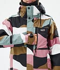 Dope Blizzard W Full Zip Snowboard Jacket Women Shards Gold Muted Pink, Image 8 of 9