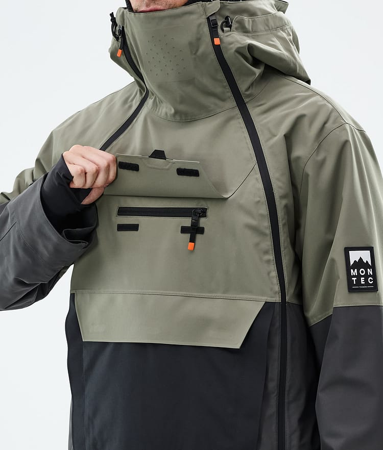 Montec Doom Snowboard Jacket Men Greenish/Black/Phantom, Image 10 of 11