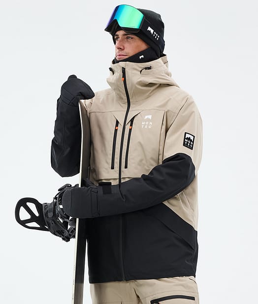 Montec Arch Snowboard Jacket Men Sand/Black