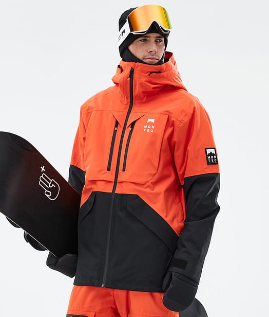 Montec Arch Snowboard Jacket Men Orange/Black