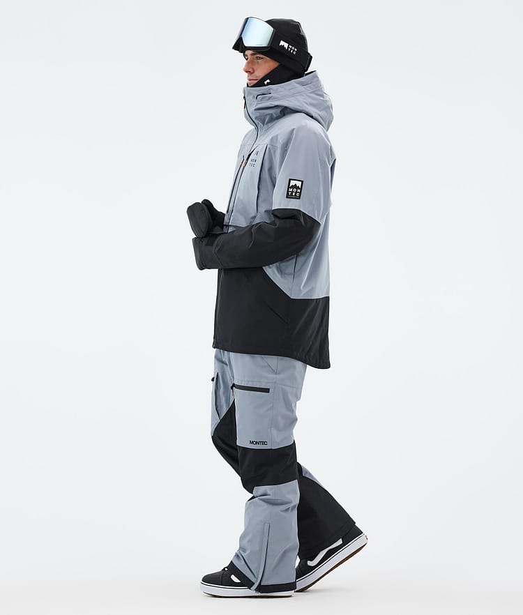 Montec Arch Snowboard Jacket Men Soft Blue/Black, Image 4 of 10