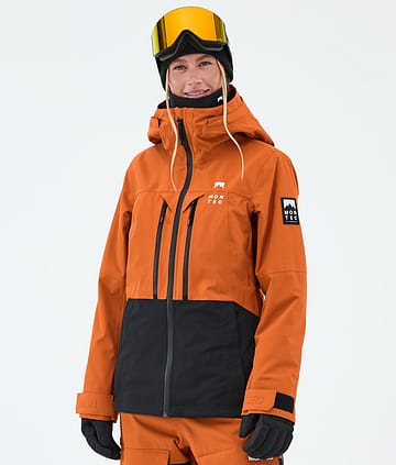 Montec Moss W Snowboard Jacket Burned Orange/Black
