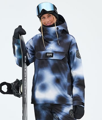 Dope Blizzard W Snowboard Jacket Dark Blue Tiedye