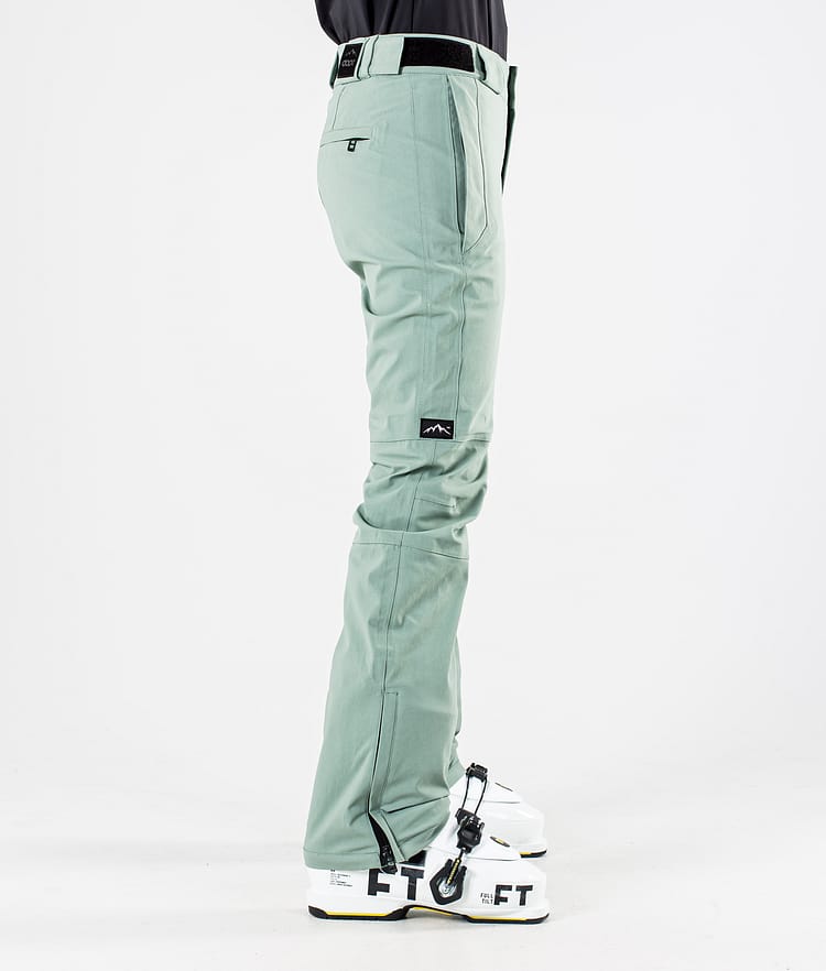 Dope Con W 2020 Pantalon de Ski Femme Faded Green, Image 2 sur 5