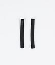 Utilities 2pc Rips Tape Zip Puller Replacement Parts Men Black/Black Tip