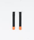 Utilities 2pc Rips Tape Zip Puller Pièces de rechange Black/Orange Tip, Image 1 sur 3