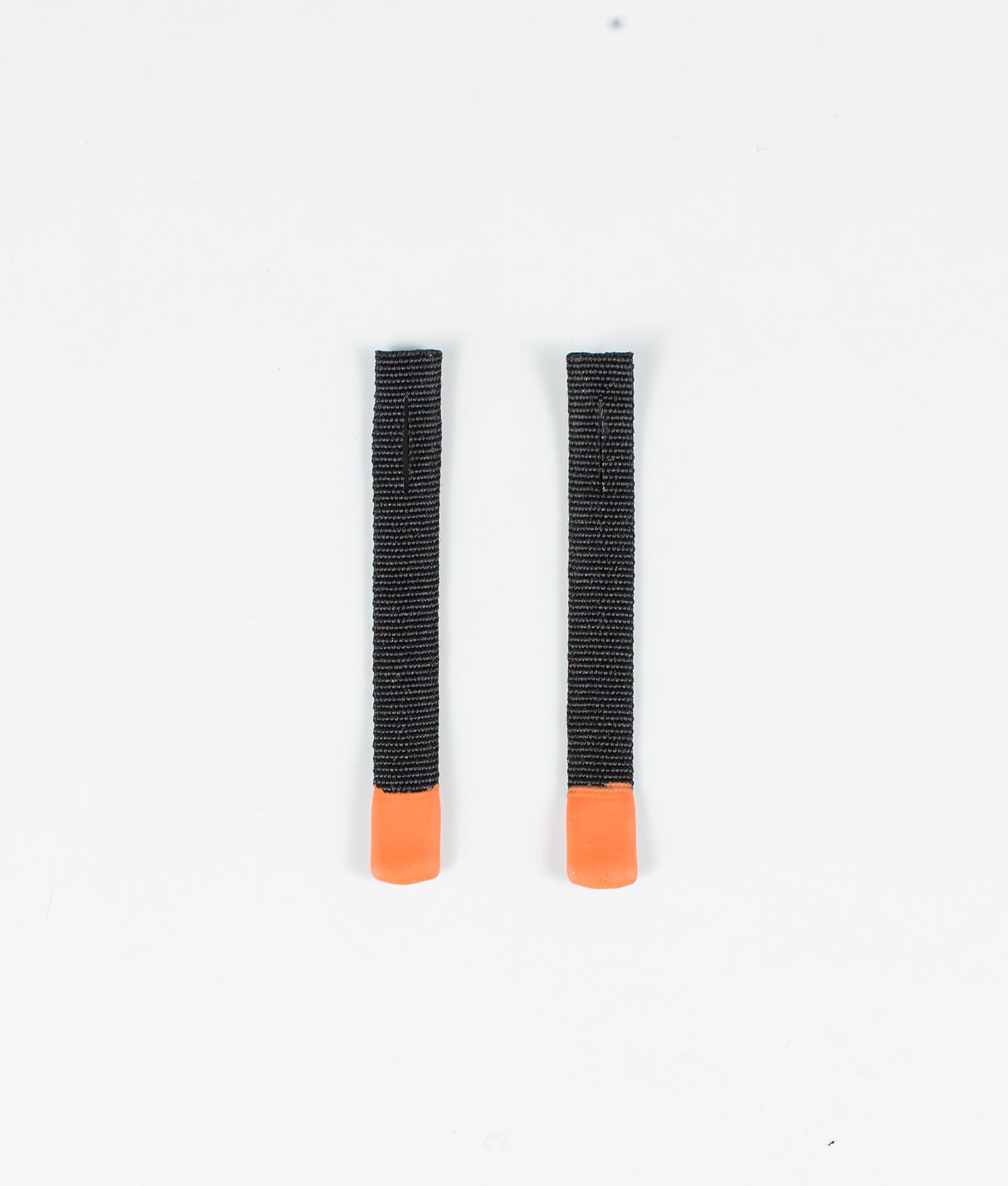 Utilities 2pc Rips Tape Zip Puller Pièces de rechange Black/Orange Tip, Image 1 sur 3