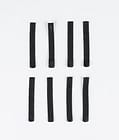 Utilities 8pc Rips Tape Zip Puller Replacement Parts Black/Black Tip, Image 1 of 3