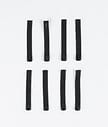 Utilities 8pc Rips Tape Zip Puller Replacement Parts Men Black/Black Tip