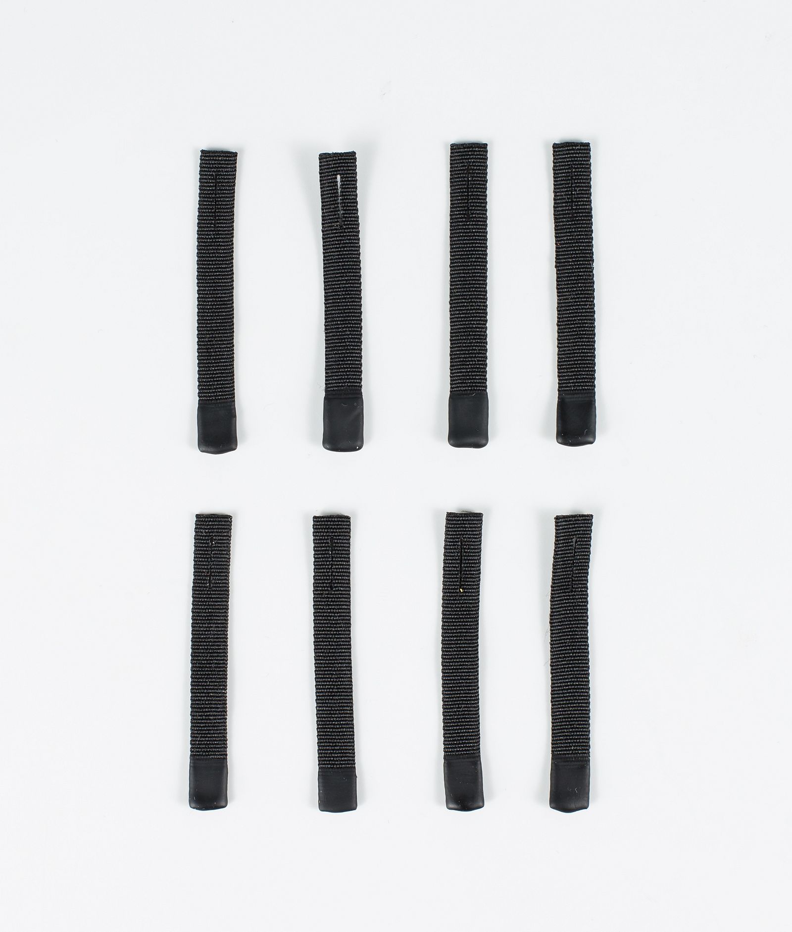 Utilities 8pc Rips Tape Zip Puller Partes de Remplazo Black/Black Tip, Imagen 1 de 3