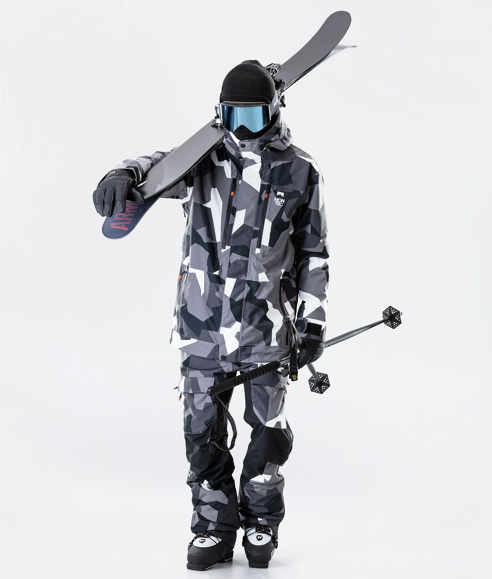 Montec Fawk 2020 Ski Jacket Men Arctic Camo, Image 7 of 10