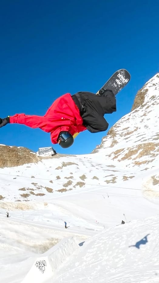 Klant @vladkhadarin in Dope Legacy Ski jas Heren Deep Red