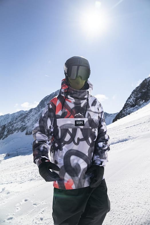 Cliente @simonlju in Dope Blizzard Giacca Snowboard Uomo Spray Black Red