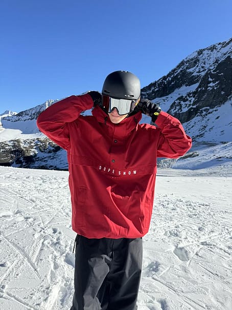 Klant @vladkhadarin in Dope Legacy Ski jas Heren Deep Red