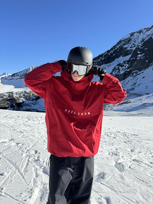 Klant @vladkhadarin in Dope Legacy Ski jas Heren Deep Red