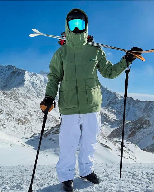 Customer @ytsteepsteep in Dope Acme Snowboard Jacket Men Moss Green