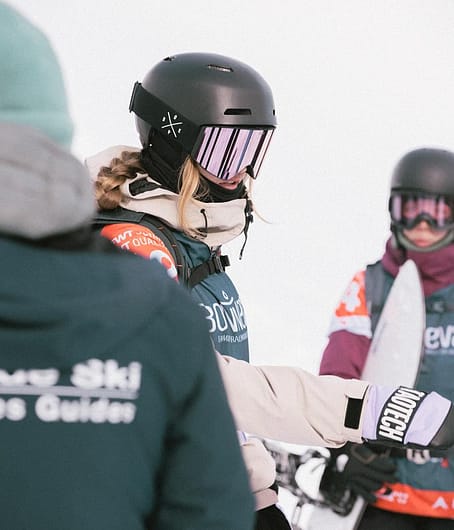 Cliente @izzyywallace en Dope Sight Gafas de esquí Black/Champagne Mirror