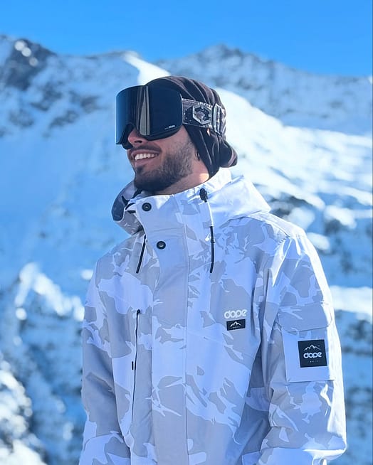 Customer @wildpetrols in Dope Adept Snowboard Jacket Men Grey Camo