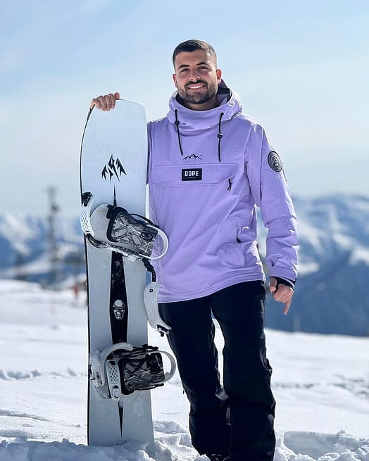 Klant @dor_vaknin1 in Dope Blizzard Snowboard jas Heren Faded Violet