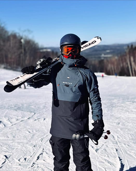 Customer @achcan in Montec Doom Ski Jacket Men Metal Blue/Black