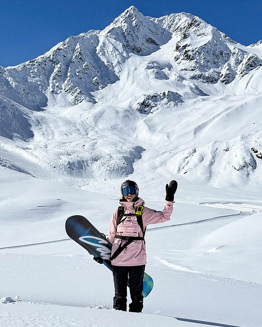 Klient @xagnr w Dope Akin W Kurtka Snowboardowa Kobiety Soft Pink