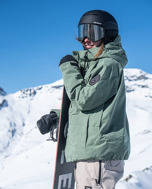Kunde @irinaruegg in Dope Blizzard W Full Zip 24 Snowboardjacke Damen Faded Green