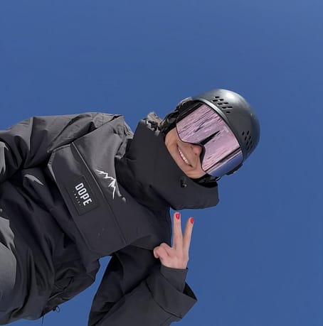 Cliente @undefined en Dope Sight Gafas de esquí Black/Champagne Mirror