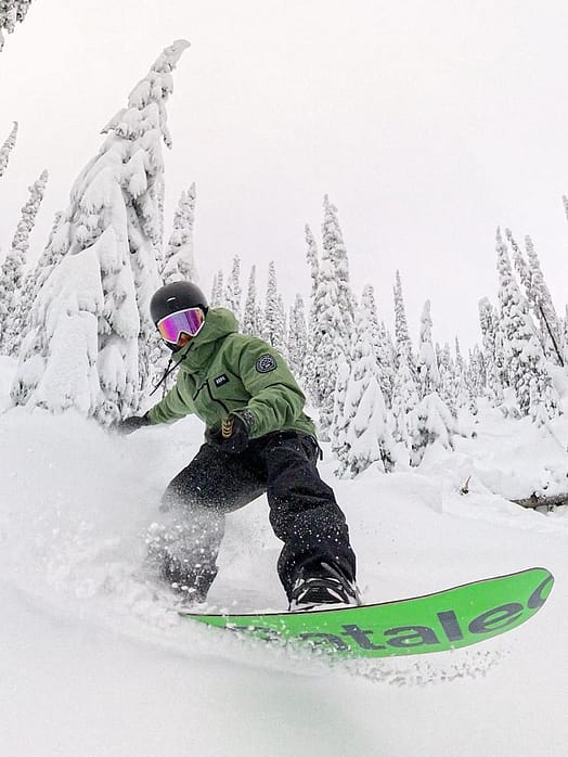 Cliente @nicos_pow en Dope Blizzard Full Zip Chaqueta Snowboard Hombre Moss Green