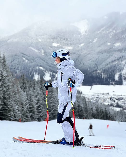 Klant @annakratzl in Montec Fawk W Ski jas Dames Snow Camo