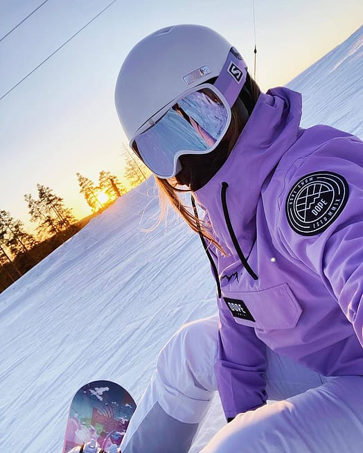 Customer @iidakaroliinaa in Dope Blizzard W 2021 Ski Jacket Women Faded Violet