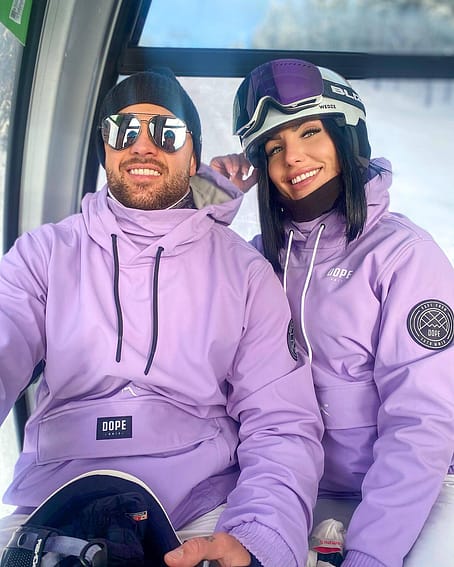 Client @b_dylewska_ dans Dope Wylie W Veste Snowboard Femme Capital Faded Violet