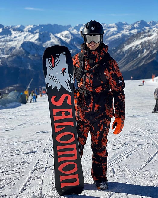 Zákazník @beppe_ventura v Dope Adept 2021 Bunda na Snowboard Pánské Paint Orange