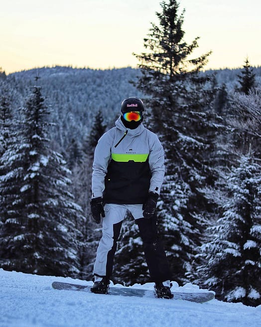 Client @cyr.dmg dans Montec Dune 2020 Veste de Ski Homme Light Grey/Neon Yellow/Black