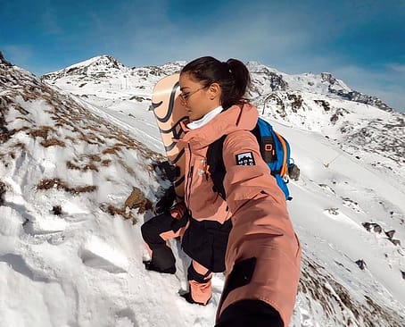 Cliente @eri_franz en Montec Moss W 2021 Chaqueta Snowboard Mujer Pink/Black