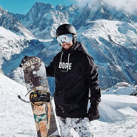 Cliente @dj.penta en Dope Yeti 2021 Chaqueta Snowboard Hombre Capital Black