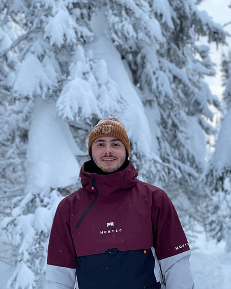 Cliente @mathhoude en Montec Dune 2021 Chaqueta Snowboard Hombre Burgundy/Black/Light Grey