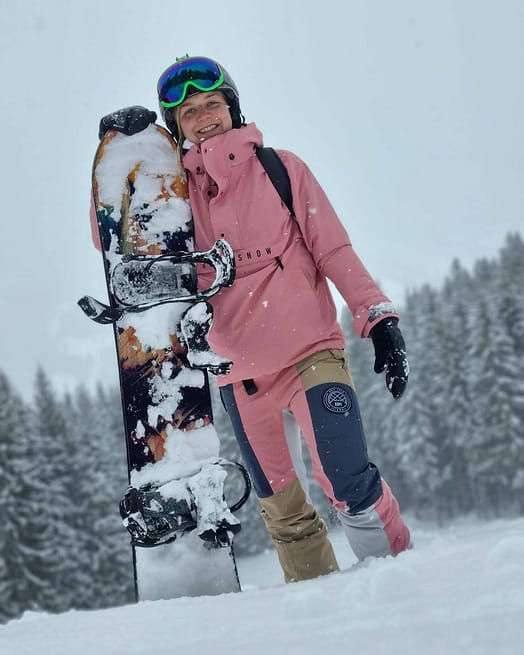 Cliente @susievanarem en Dope Legacy W 2021 Chaqueta Snowboard Mujer Pink