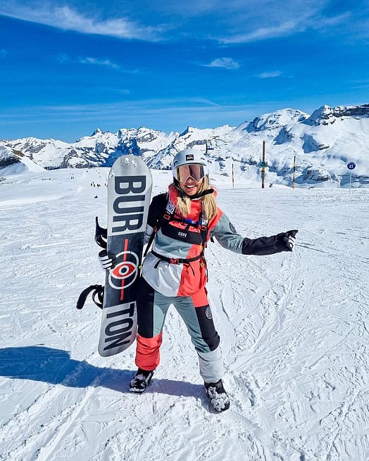 Cliente @h.sicari en Dope Blizzard LE W Pantalones Snowboard Mujer Limited Edition Patchwork Coral