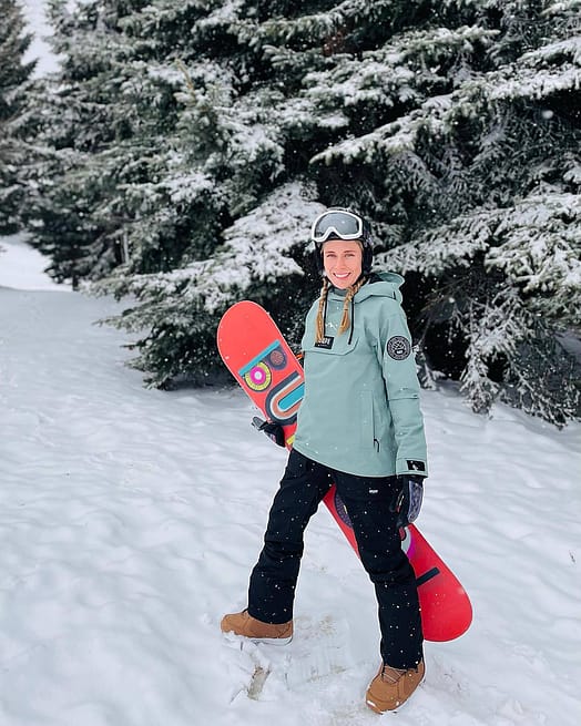 Klient @savanapwalker w Dope Blizzard W 21 Kurtka Snowboardowa Kobiety Faded Green