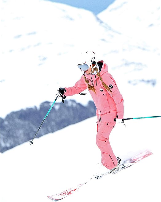 Customer @lgblanksman in Dope Annok W Ski Jacket Women Pink