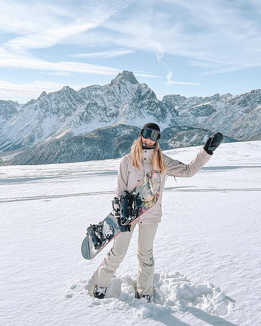 Customer @dashismiles in Dope Con W 2022 Ski Pants Women Sand