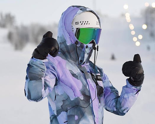 Customer @ante_cheesebay in Dope Blizzard W Full Zip Snowboard Jacket Women Blot Violet