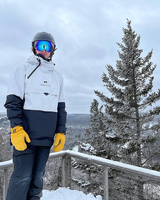 Customer @parker_nivala in Montec Dune Ski Jacket Men Light Grey/Black