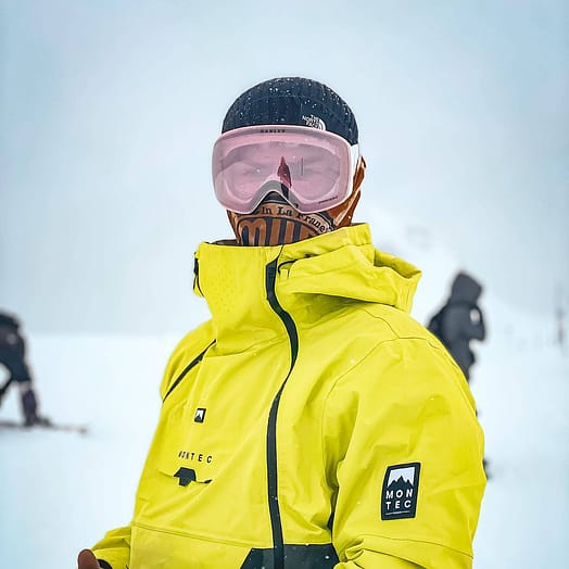 Customer @baptiste__bertin in Montec Doom Ski Jacket Men Bright Yellow/Black/Phantom